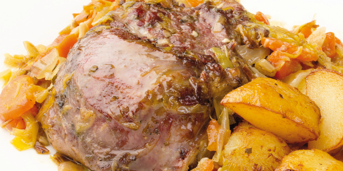 Galtes de porc rostides